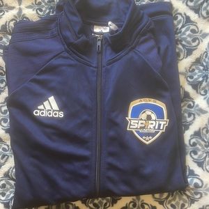 NAVY BLUE ADIDAS CLIMATE PERFORMANCE JACKET